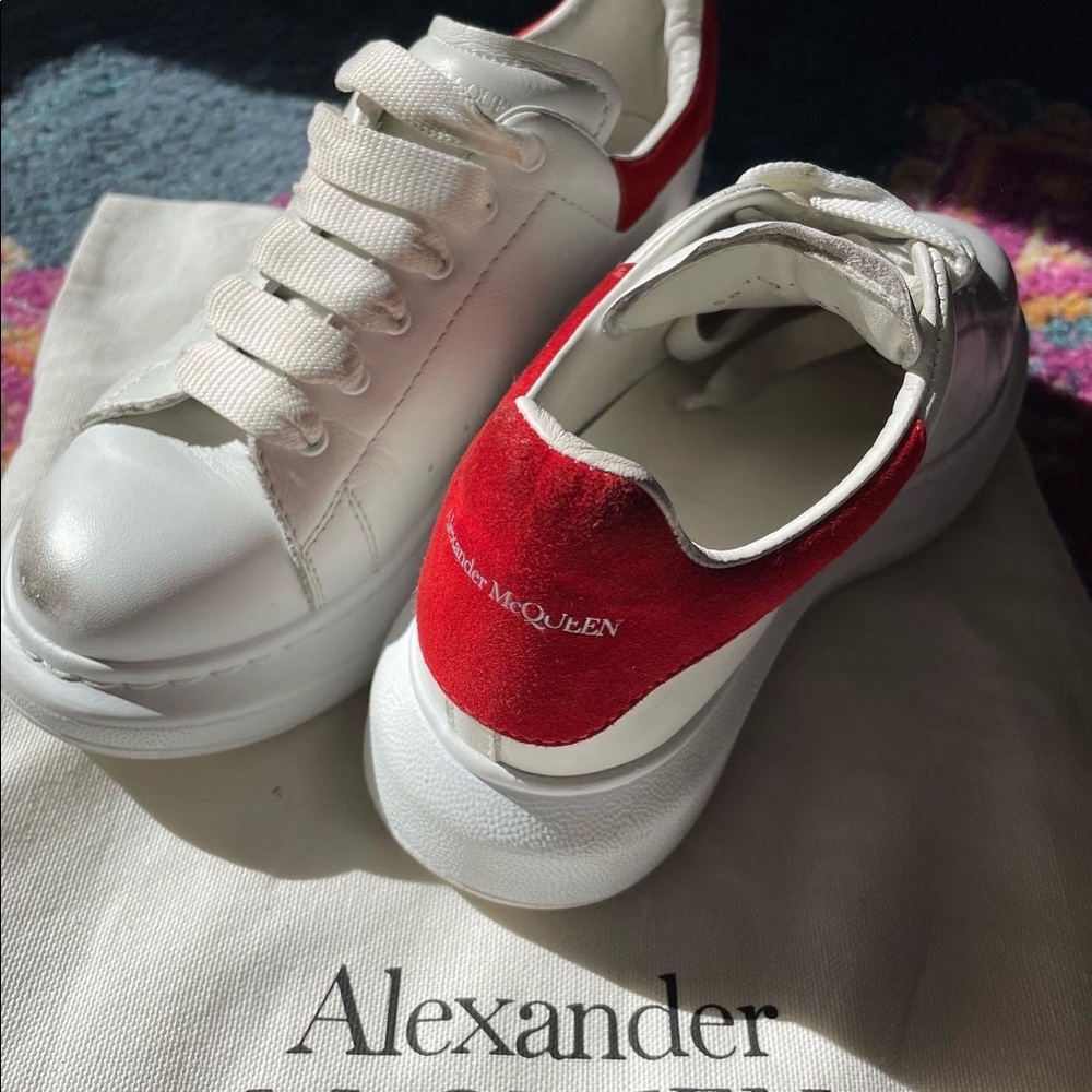 Red Alexander McQueen Kids Sneakers - Picture 6 of 15